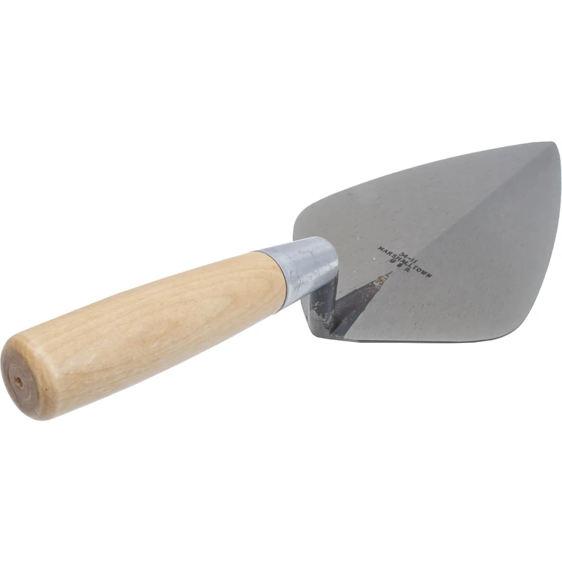 Marshalltown 3412 12-inch Brick Trowel Wide London - Wooden Handle