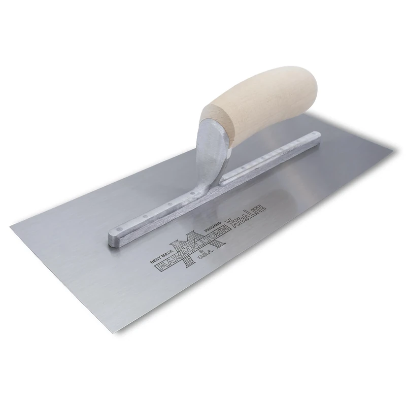 Marshalltown MXS13 13x5-inch Finishing Trowel - Wooden Handle