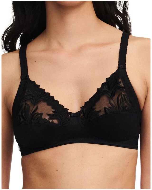 Chantelle Women's, Amazone, Very Covering Underwired Bra, Women's Lingerie, Black (Schwarz 11), 36C