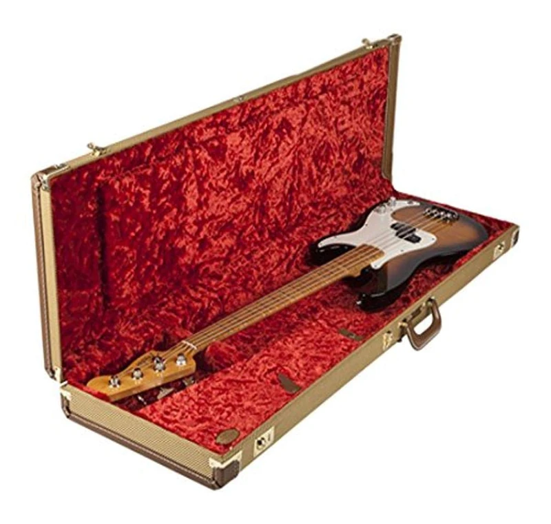 Fender 099 Tweed Precision Bass – Multi-Fit Hardshell Case 6163 Without Red Poodle Plush Interior