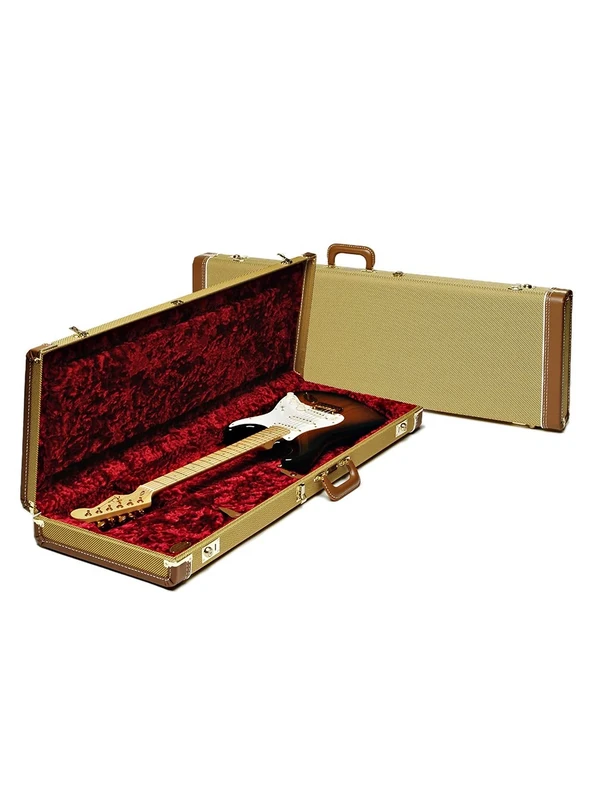 Fender 099 6103 400 Multifit Deluxe Strat/Tele Tweed Hardshell Case/Box for Strat and Tele