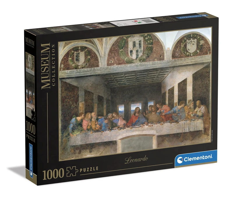 Clementoni - 31447 - Museum Collection puzzle for adults and children- Leonardo: The Last Supper - 1000 Pieces