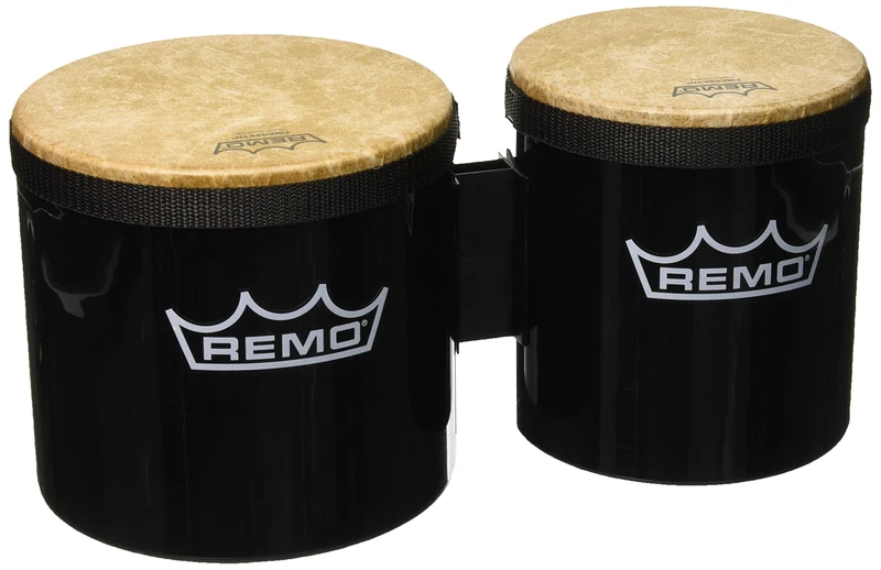 REMO Bongo Set -inch Black - Image 1