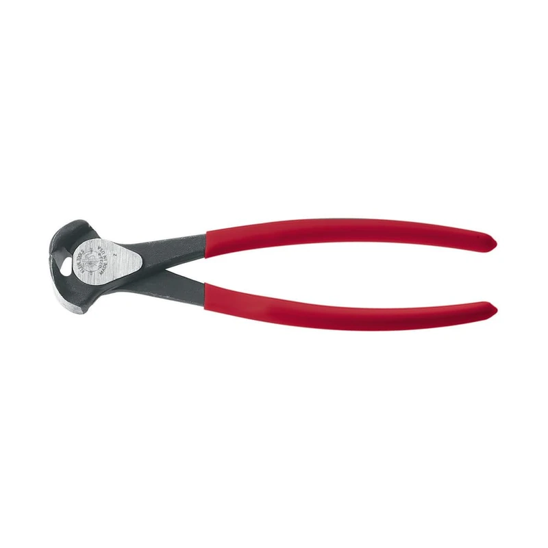 KLEIN TOOLS End-Cutting Pliers, 20 cm Klein Tools D232-8, Red