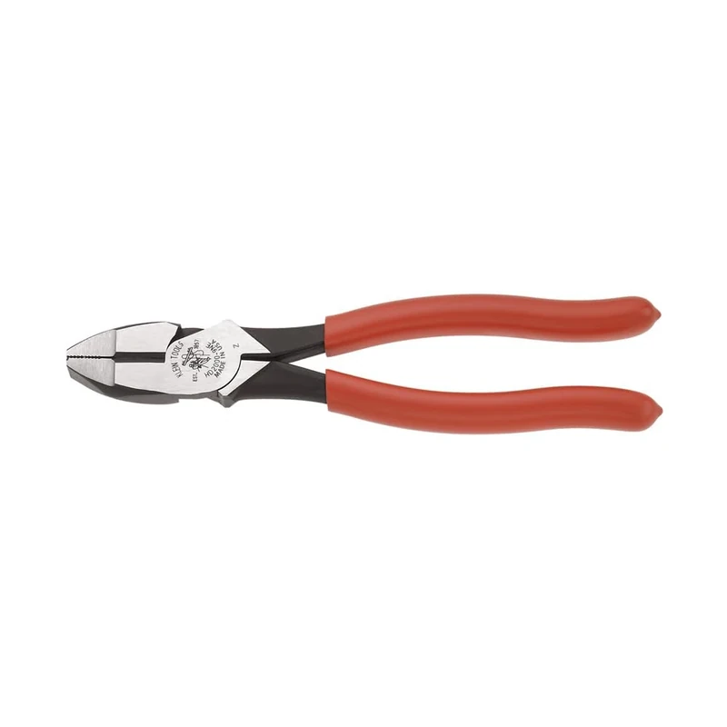 Side Cutter Linemans Pliers Cut ACSR, Screws, Nails, Hard Wire, 9-Inch Electrical Pliers Klein Tools HD2000-9NE