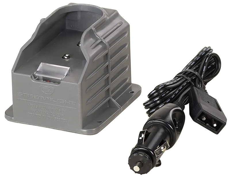 Streamlight DC1 Fast Charger (Knucklehead/Survivor LED) - Grey, 18W, 1.5A, USB-C, Fast Charging, Compatible with LED Lighting Systems (Knucklehead/Survivor)