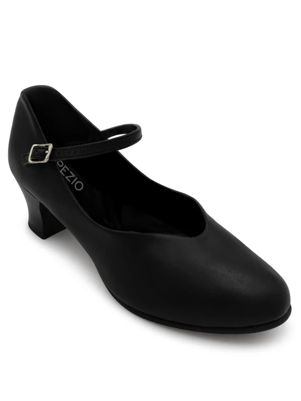 Capezio Women’s Junior Footlight Character Dance Shoes, Professional Dance Shoes For Women Suitable For Many Dance Styles, Comfortable & Supportive Dance Heels - Black, Size 4 UK - Image 1
