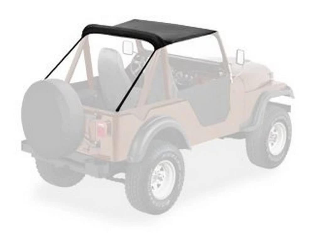 Bestop 5250501 Black Crush Traditional Bikini Top for 1995-1975 M38A1/CJ5