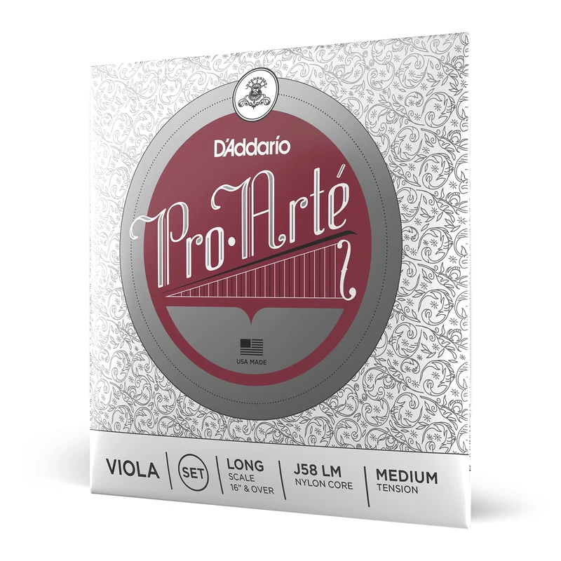 D'Addario Pro-Arte Long Scale Medium Tension Viola String Set