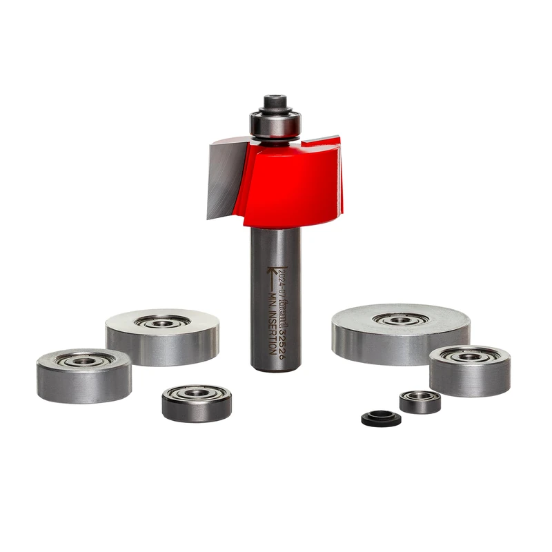 Freud 32-526: Flush, 1/8",1/4",5/16",3/8",7/16",1/2" Depth Rabbeting Bit with Bearings