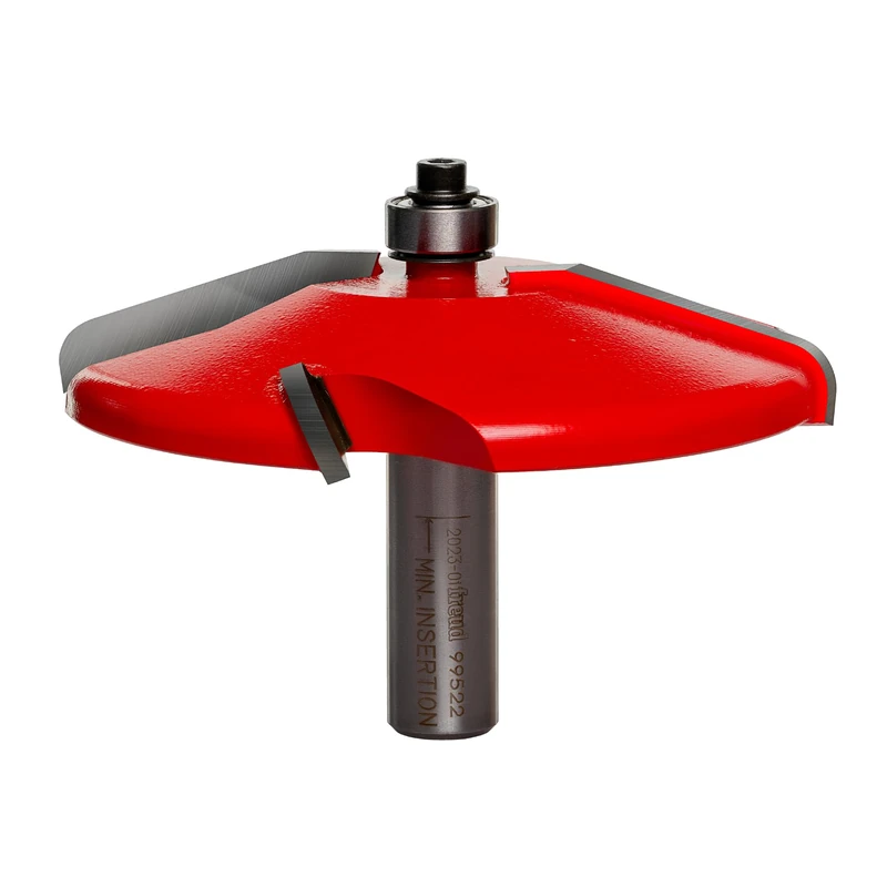 Freud 99-522: 3-1/2" (dia.) Raised Panel Bit with 1/2" shank, 15/64" large radius