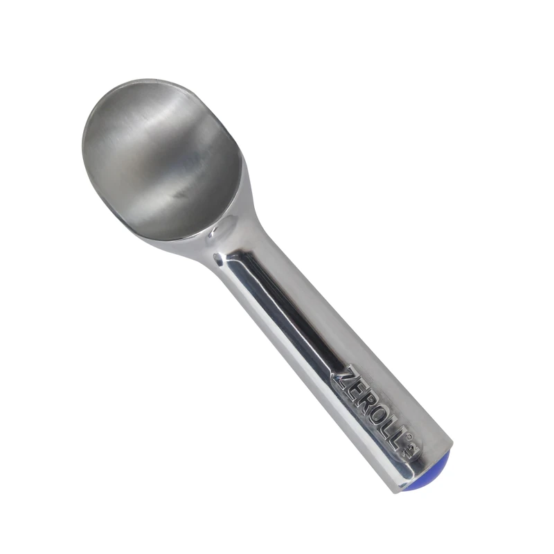 Zeroll 1012 Original Ice Cream Unique Liquid Filled Heat Conductive Handle Simple One Piece Aluminum Design Easy Release 24 Scoops per Gallon Made in USA, 3-Ounce, Silver