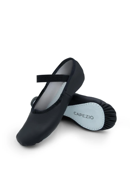 Capezio Women's Daisy Ballet Shoe, Black, 6W - Image 1