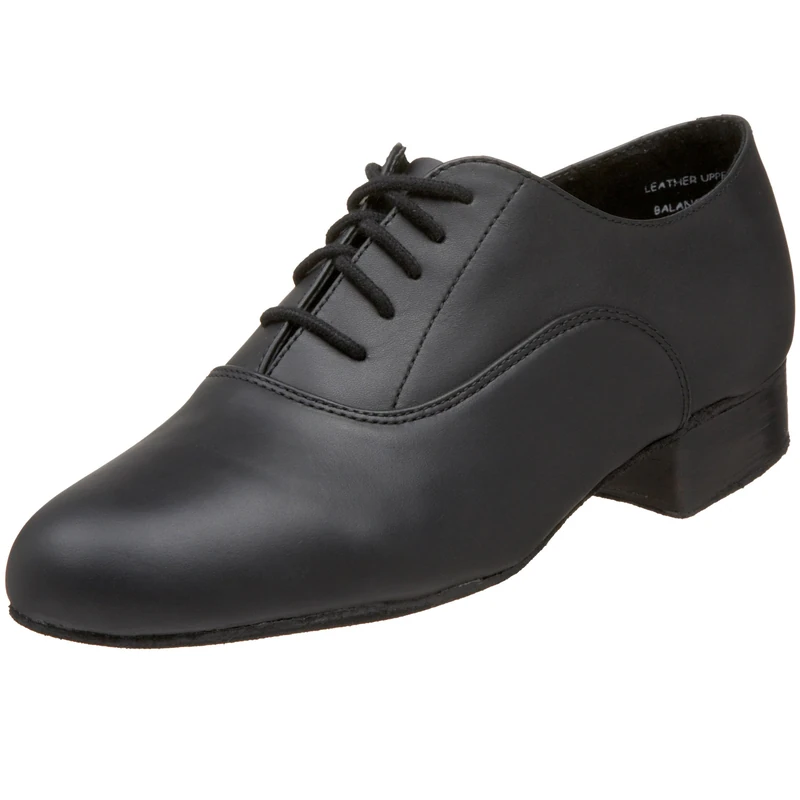 Capezio Men’s Standard Oxford Ballroom Dancing Shoes, Classic Designed Ballroom Dance Shoes, Smart, Traditional Design For Dancers, Ballroom Dancing Shoes For Men - Black, Size 9.5
