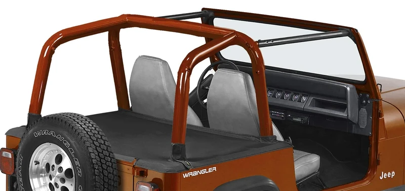 Pavement Ends by Bestop 41815-15 Black Denim Cargo Cover for 1992-1995 Wrangler YJ