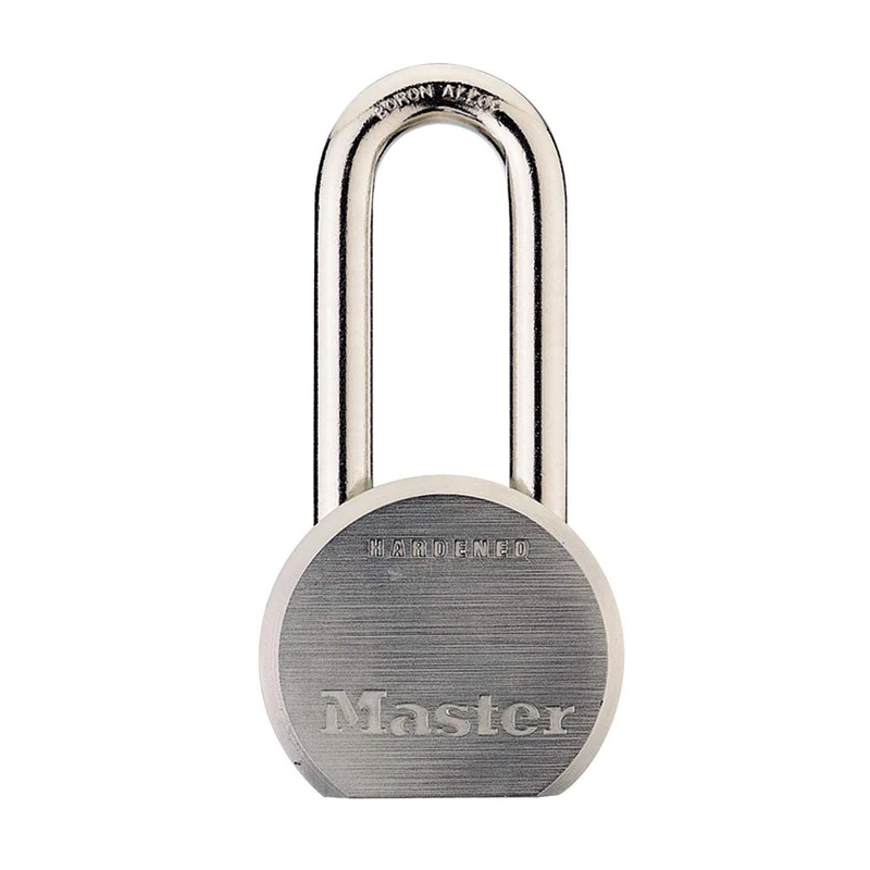 Master Lock 930DPF 930DLHPF Solid Body Padlock, Metal, 2" Shackle