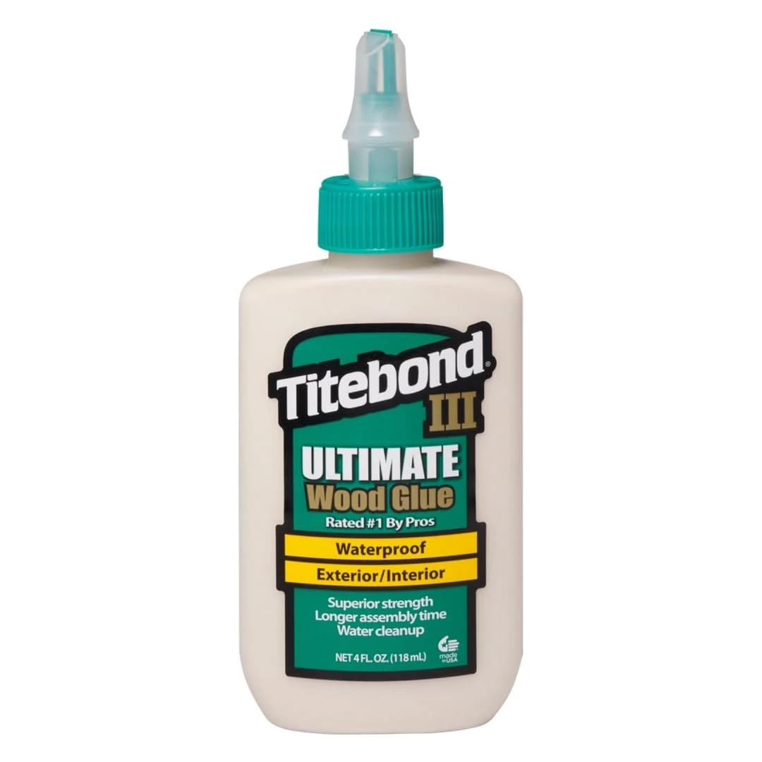 Titebond 1412 ZL-141/2 Ultimate Indoor and Outdoor Wood Glue, Waterproof, 118 ml