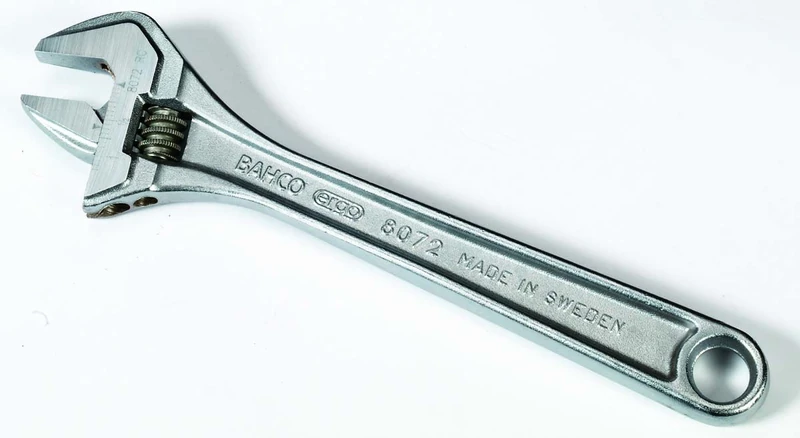 Bahco 8075 RC US Adjustable Wrench, 18-Inch, Chrome
