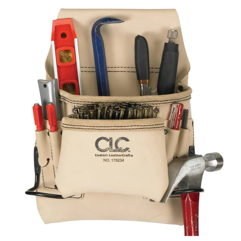 Custom Leathercraft 8pkt Leather Crptr Bag [DIY & Tools] [DIY & Tools]