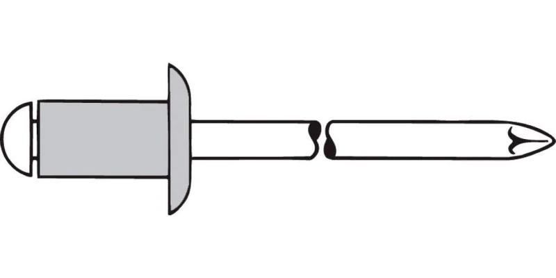 Gesipa Hand Rivet Gun Aluminium 5 x 20 mm Pack of 250 - Image 1