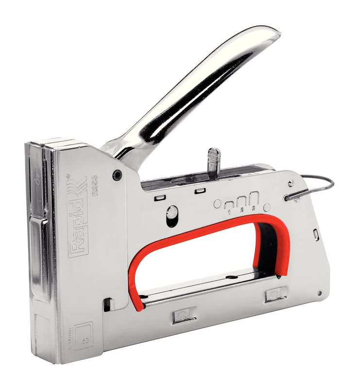 Rapid Heavy Duty Manual Staple Gun PRO R353 for No. 53 Staples, Fabric Staple Gun with 3-Step Force Adjuster, Easy Squeeze Trigger, and Ergonomic Handle, Made In Sweden (10640125)