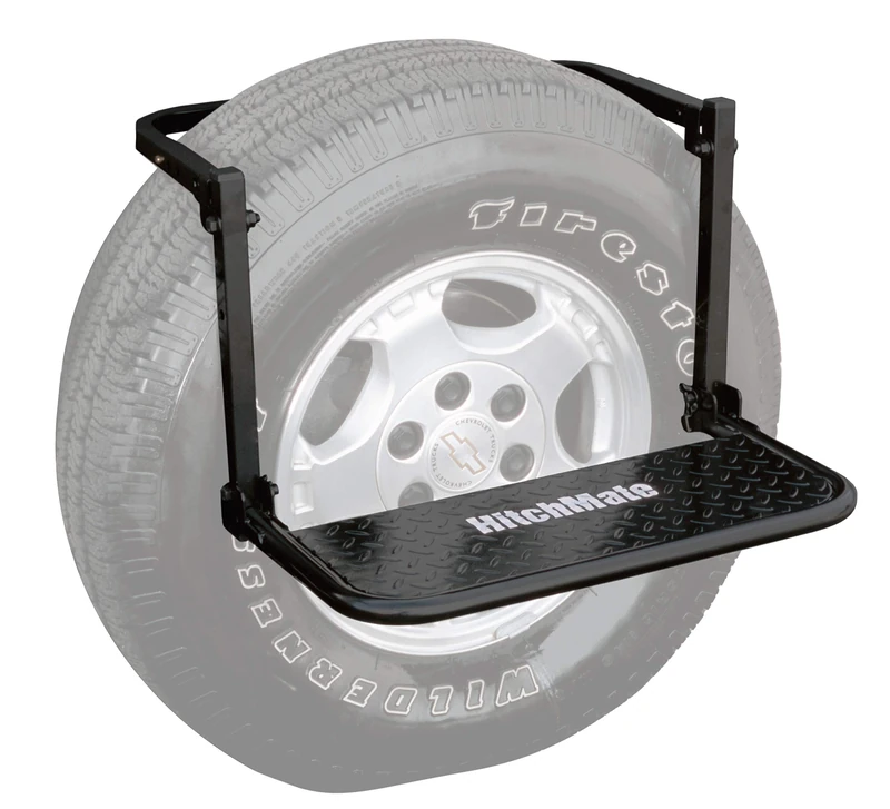 Heininger Hitchmate 4040 Black TireStep, 1 Pack