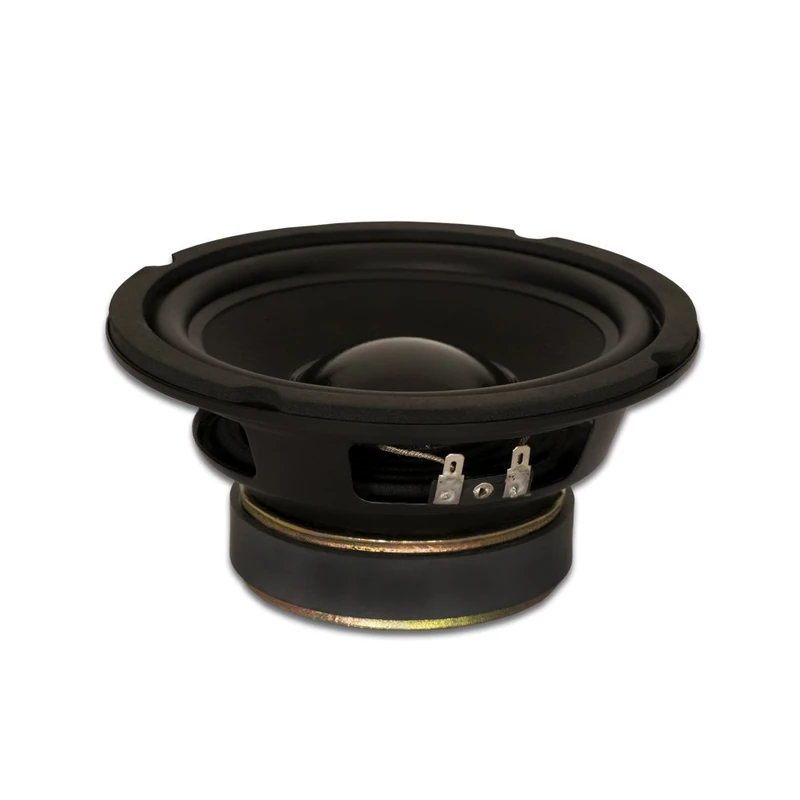Goldwood Sound GW-6028 Rubber Surround 6.5" Woofer 170 Watts 8ohm Replacement Speaker, Black