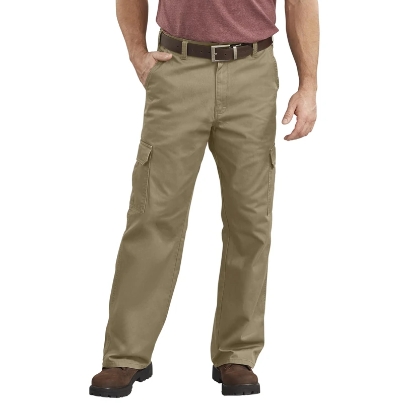 Dickies Men's Loose-Fit Cargo Work Pant - Beige - 32W x 30L