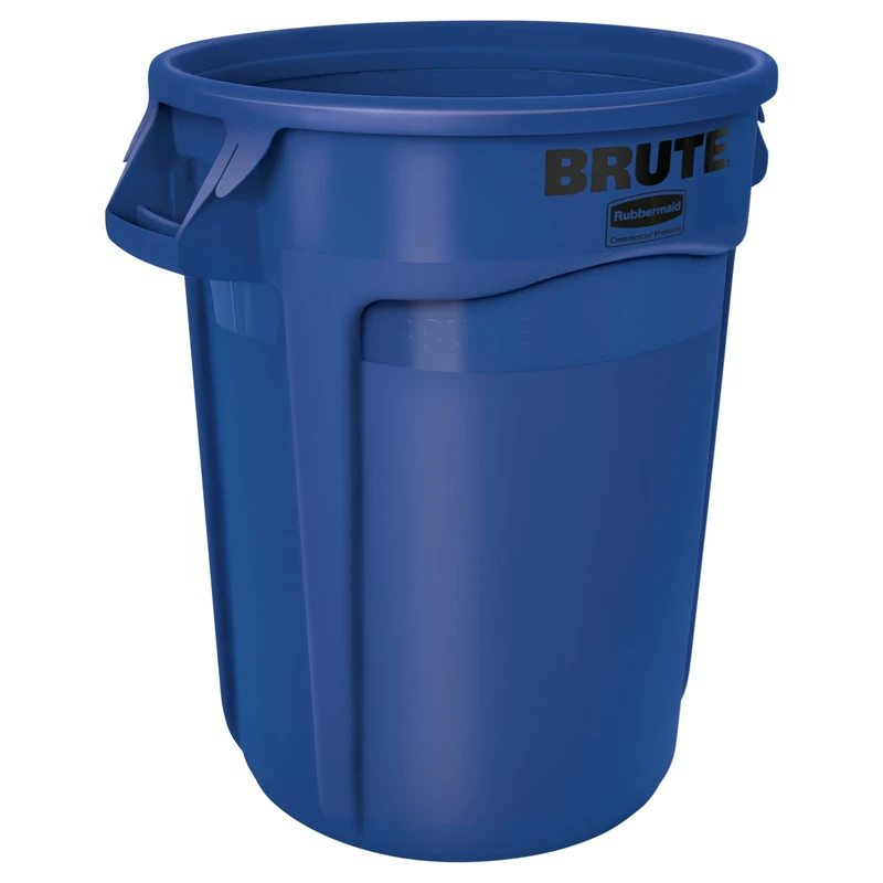 Rubbermaid Commercial Products FG263200BLUE, Brute Round Container 121.1 L - Blue
