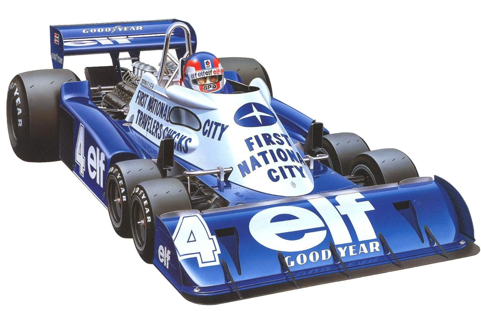 Tamiya 20053 Tyrrell P34 Monaco 1977 1:20 F1 Car Model Kit