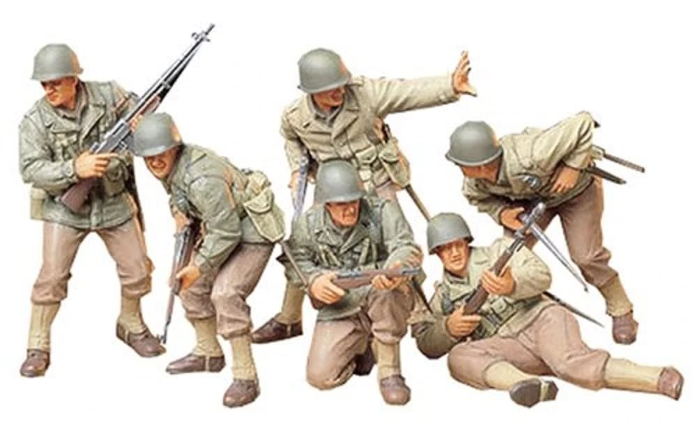 TAMIYA 35192 – WWII US Infantry Attack Figurines 1:35 – Set of 6