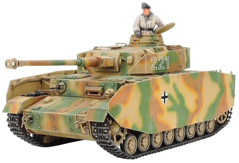 Tamiya 300035209 1:35 WWII Panzer IV H Fr Model - Green/Black