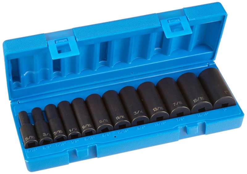 Grey Pneumatic (1202D 3/8" Drive 12-Piece 12-Point Deep Socket Set - Image 1