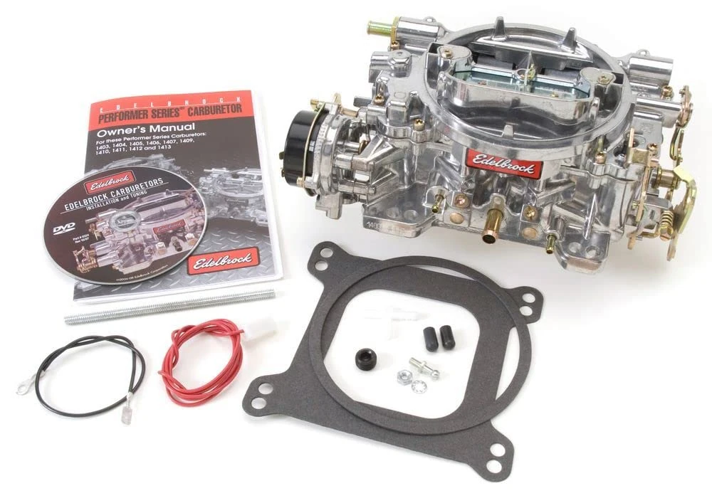 Edelbrock 1400 Performer 600 CFM Square Bore 4-Barrel Air Valve Secondary Electric Choke New Carburetor