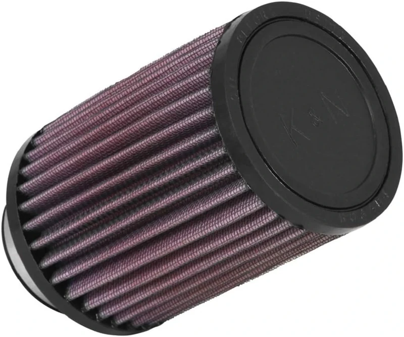 K&N Universal Clamp-On Air Intake Filter: High Performance, Premium, Washable, Replacement Air Filter: Flange Diameter: 2.0625 In, Filter Height: 5 In, Flange Length: 0.875 In, Shape: Round, RA-0510