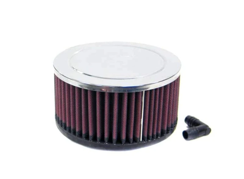 K and N RA-067V Washable and Reusable Car and Motorcycle Universal Chrome Filter