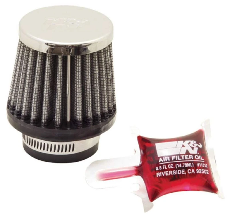 K&N RC-0790 Car and Motorcycle Universal Chrome Filter
