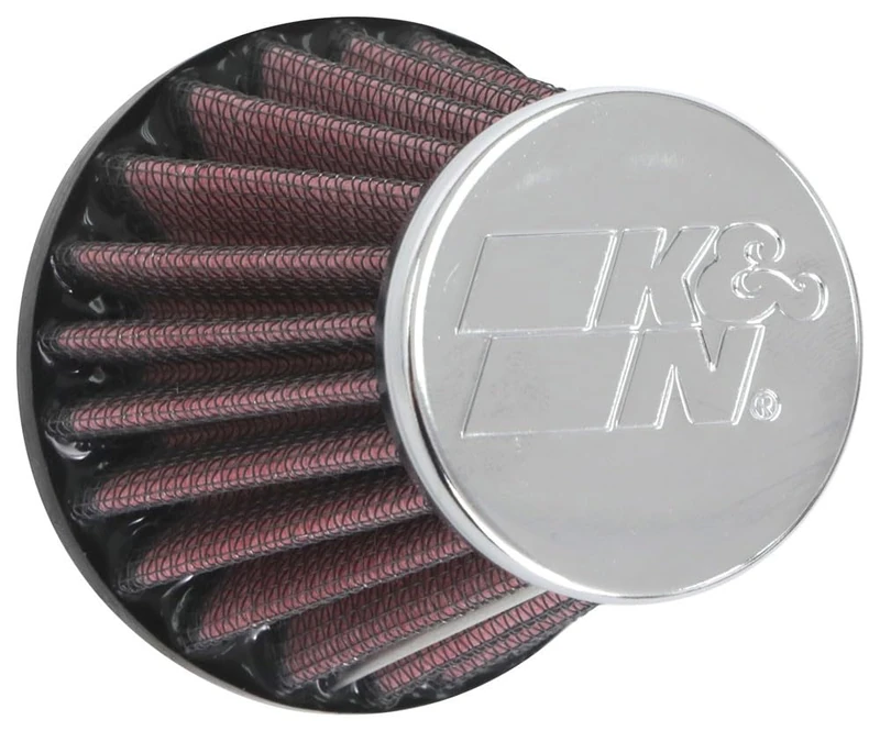 K and N RC-1090 Car and Motorcycle Universal Chrome Filter