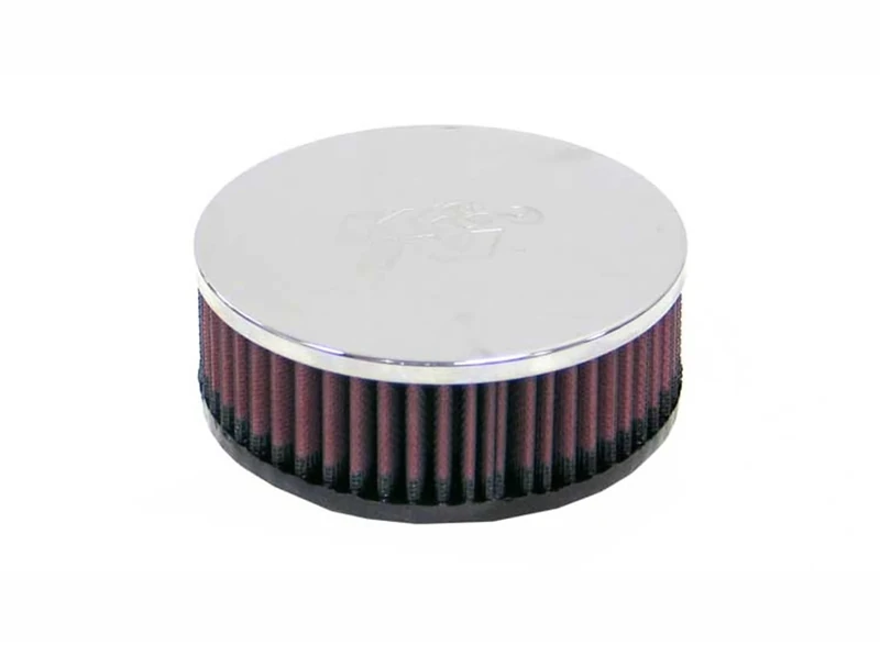 K&N Universal Clamp-On Air Filter: High Performance, Premium, Washable, Replacement Engine Filter: Flange Diameter: 2 In, Filter Height: 2 In, Flange Length: 0.625 In, Shape: Round, RC-2440