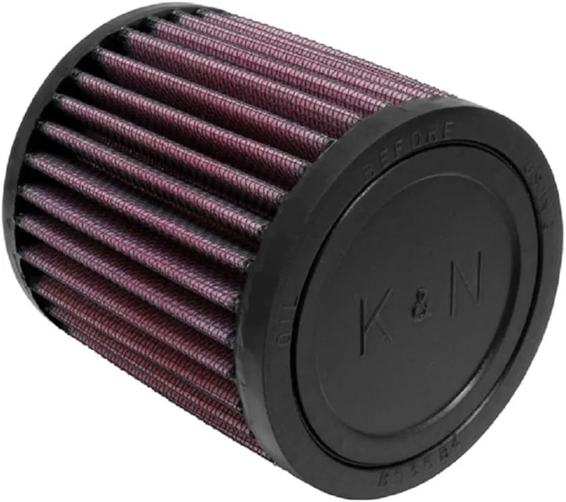 K&N Universal Clamp-On Air Filter: High Performance, Premium, Washable, Replacement Engine Filter: Flange Diameter: 2.0625 In, Filter Height: 4 In, Flange Length: 0.625 In, Shape: Round, RU-0500