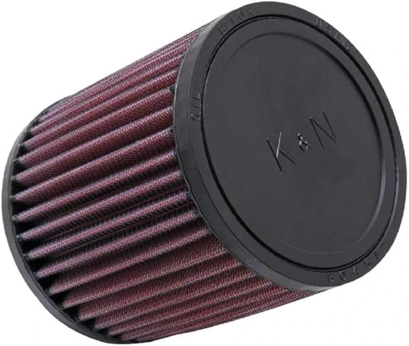 K&N RU-0910 Universal Rubber Filter for Cars and Motorcycles Red
