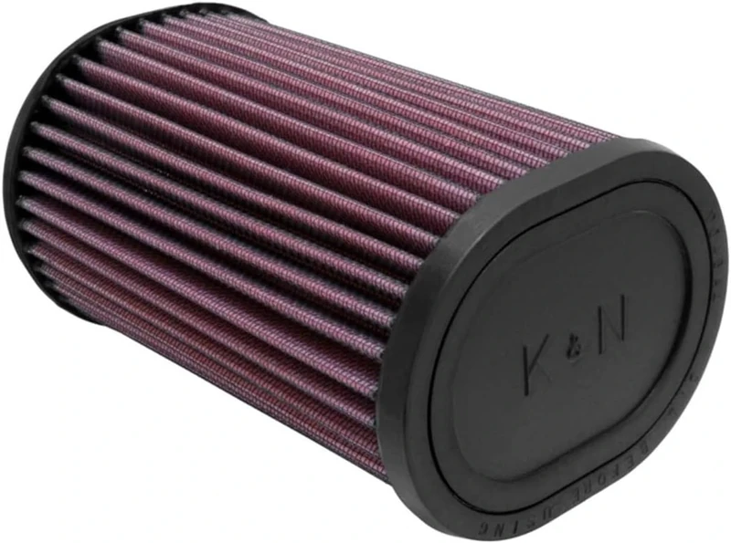 K&N Universal Clamp-On Air Filter: High Performance, Premium, Washable, Replacement Engine Filter: Flange Diameter: 2.4375 In, Filter Height: 7 In, Flange Length: 1.25 In, Shape: Oval, RU-1390