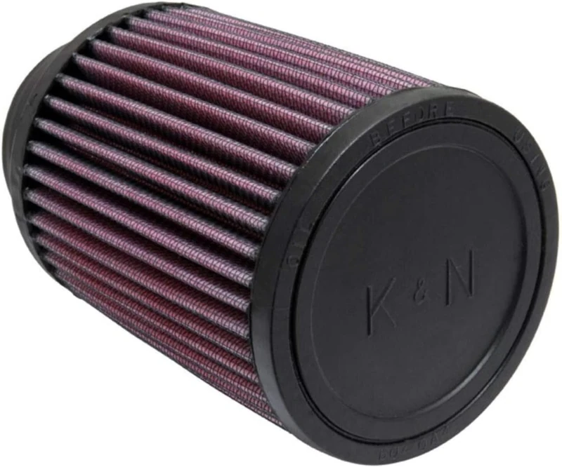 K&N Universal Clamp-On Air Filter: High Performance, Premium, Washable, Replacement Engine Filter: Flange Diameter: 2.75 In, Filter Height: 5 In, Flange Length: 1 In, Shape: Round, RU-1460