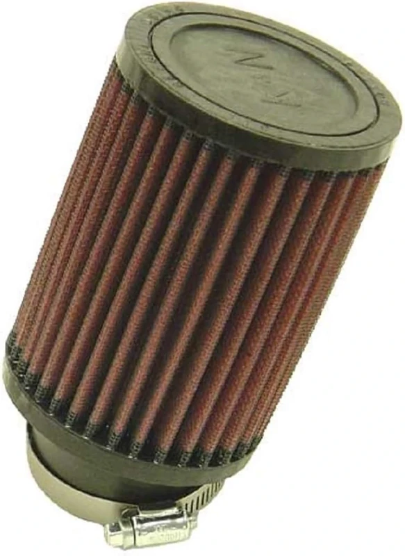 K&N Universal Clamp-On Air Filter: High Performance, Premium, Washable, Replacement Engine Filter: Flange Diameter: 2.25 In, Filter Height: 5 In, Flange Length: 1 In, Shape: Round, RU-1710