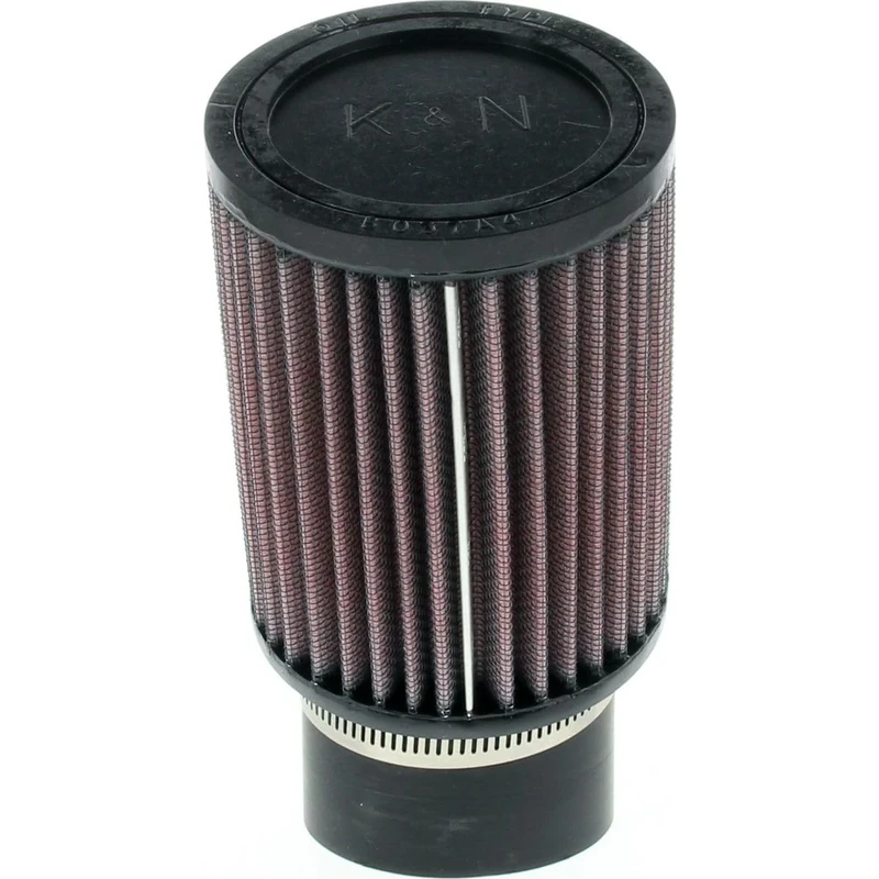 K&N Universal Clamp-On Air Filter: High Performance, Premium, Washable, Replacement Engine Filter: Flange Diameter: 2.4375 In, Filter Height: 5 In, Flange Length: 2 In, Shape: Round, RU-1760