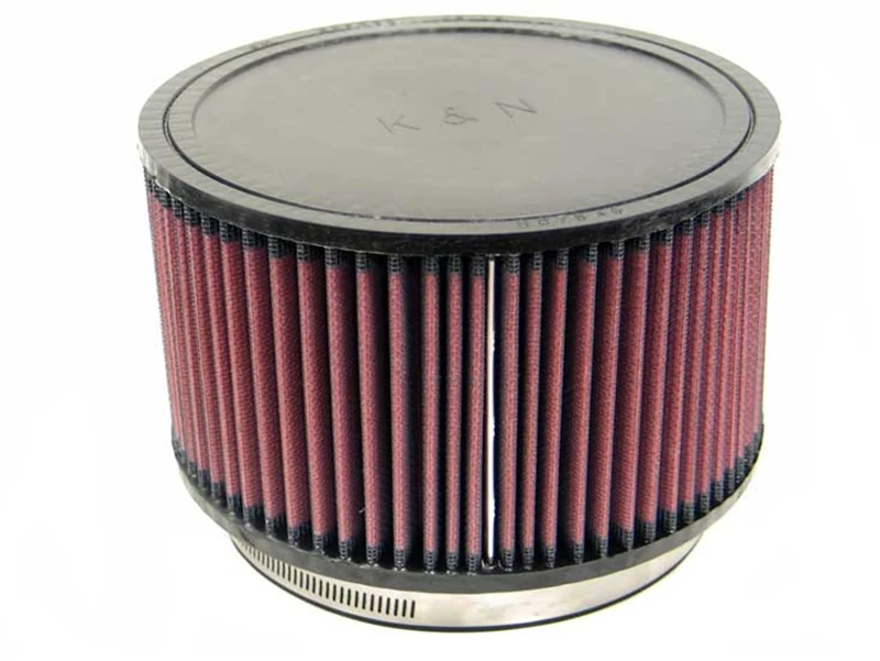 K&N Universal Clamp-On Air Filter: High Performance, Premium, Washable, Replacement Engine Filter: Flange Diameter: 6 In, Filter Height: 4.5 In, Flange Length: 1 In, Shape: Round, RU-1850