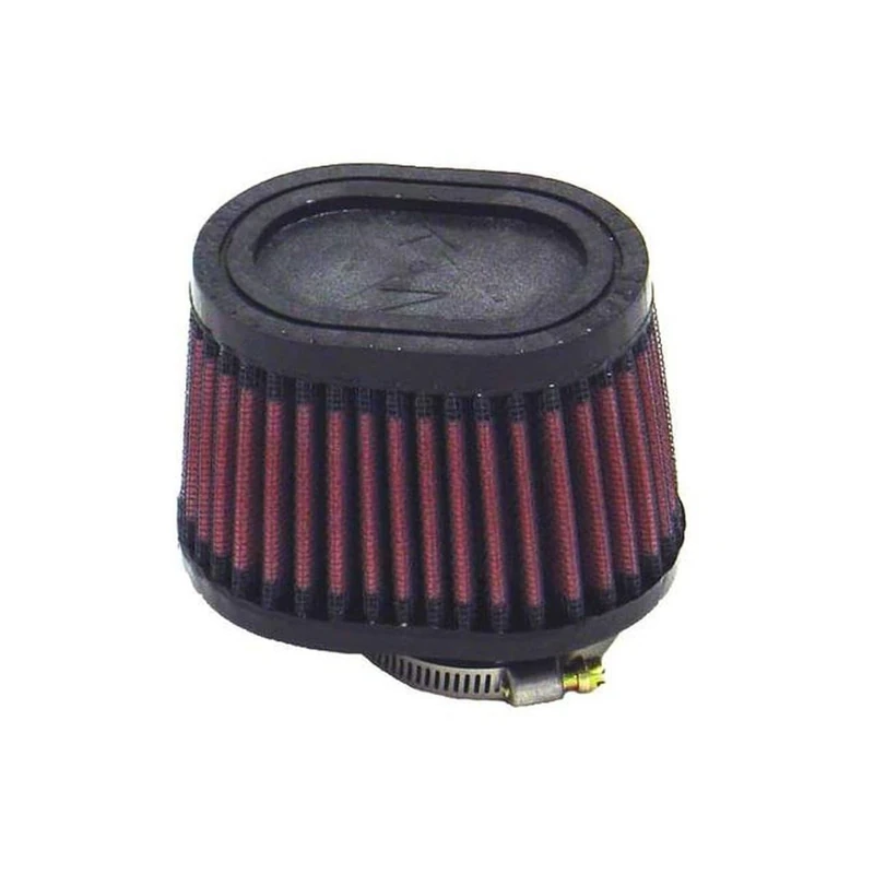 K&N Universal Clamp-On Air Filter: High Performance, Premium, Replacement Engine Filter: Flange Diameter: 1.75 In, Filter Height: 2.75 In, Flange Length: 0.625 In, Shape: Oval Straight, RU-2450