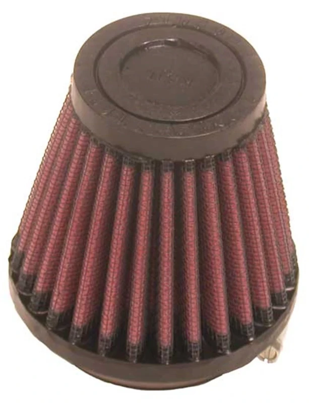 K&N Universal Clamp-On Air Filter: High Performance, Premium, Washable, Replacement Filter: Flange Diameter: 2 In, Filter Height: 3 In, Flange Length: 0.625 In, Shape: Round Tapered, RU-2580