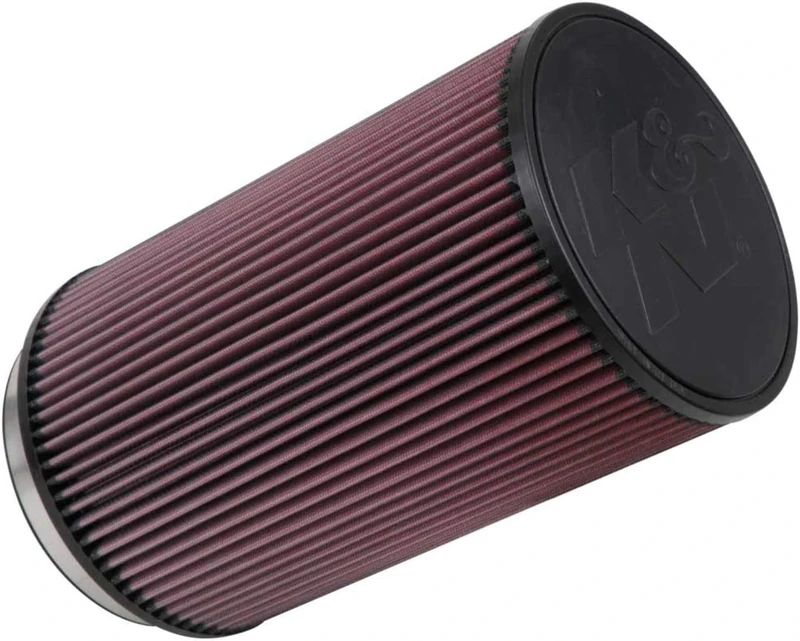 K&N Universal Clamp-On Air Filter: High Performance, Premium, Washable, Replacement Engine Filter: Flange Diameter: 6 In, Filter Height: 12 In, Flange Length: 1 In, Shape: Round, RU-3040