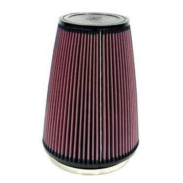K&N Universal Clamp-On Air Filter: High Performance, Premium, Washable, Replacement Engine Filter: Flange Diameter: 6 In, Filter Height: 10 In, Flange Length: 1 In, Shape: Round Tapered, RU-3280